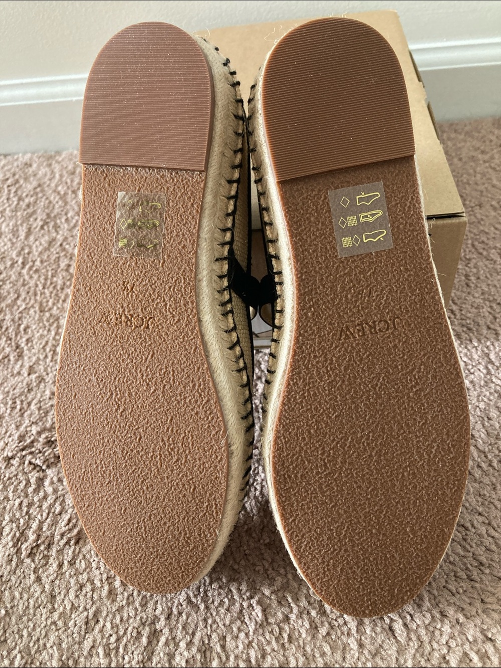 JCrew Factory woven metallic espadrille Mary Jane’s - Picture 8 of 8